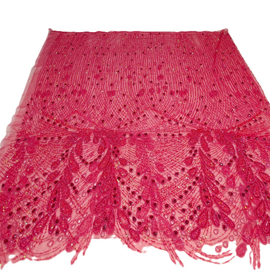 Beaded Lace Fabric