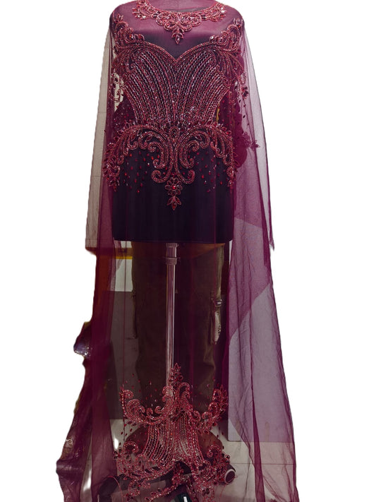 Luxury Placement Beaded Blouse