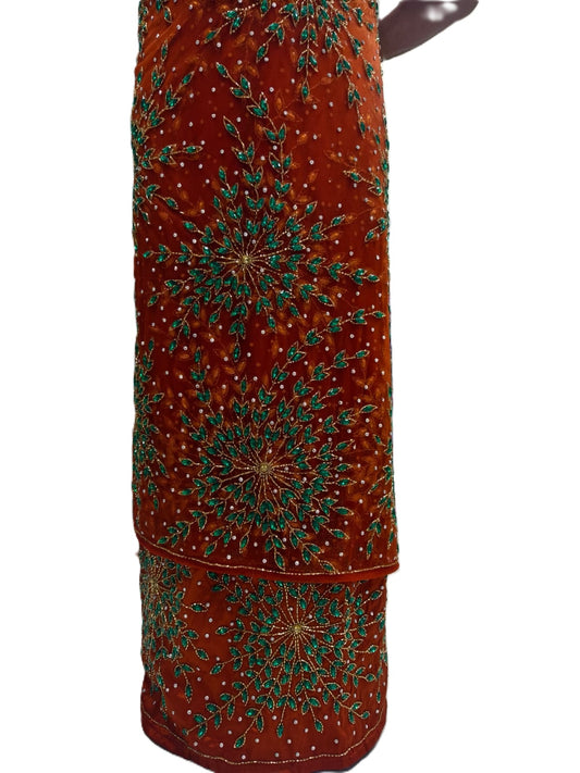 High Quality Designer George Wrapper Fabric