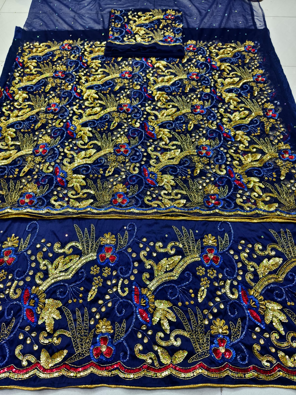 Luxury designer George wrapper Fabric