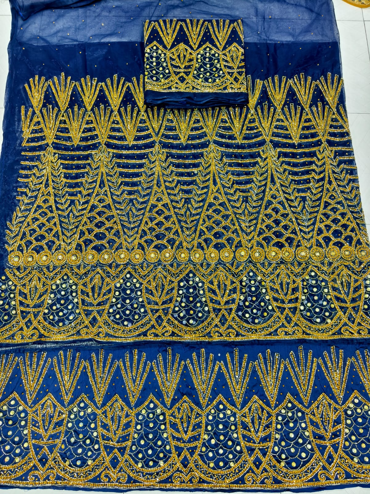Heavily Beaded George Wrapper Set