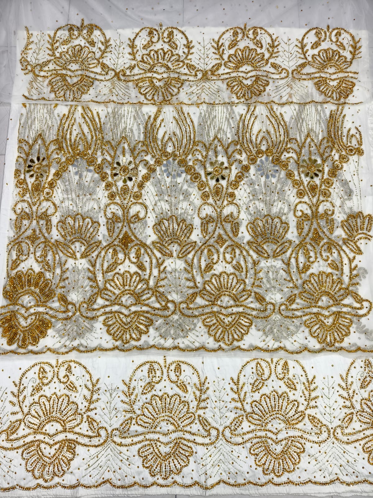 Nigerian Beaded George Fabric