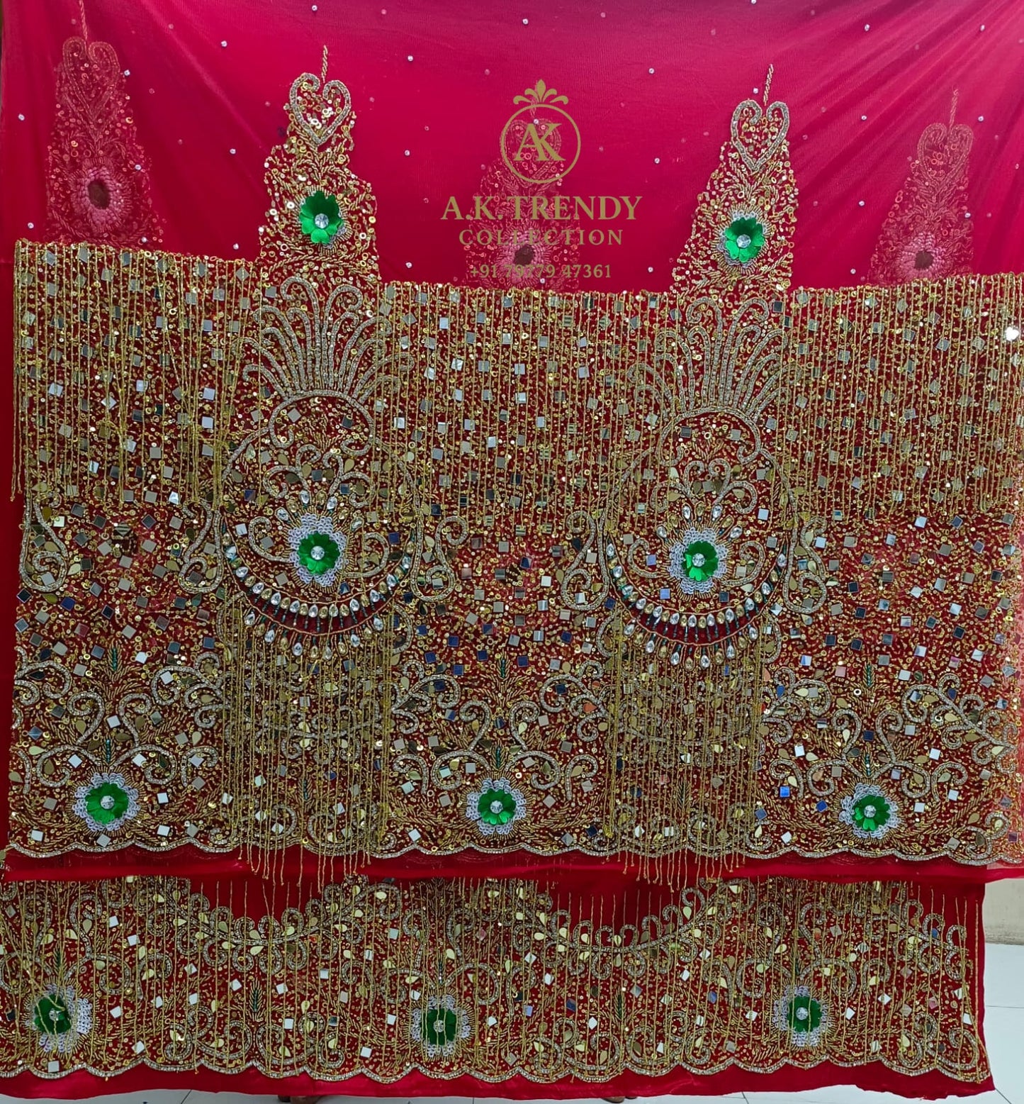 High Quality Designer George Wrapper With Blouse