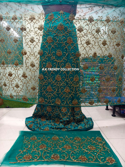 High Quality Designer George Wrapper Fabric Set