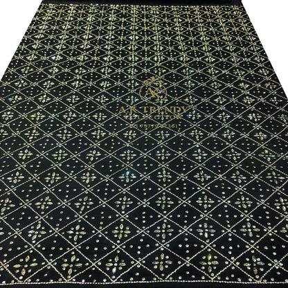 High Quality Designer Rhinestone Lace Fabric