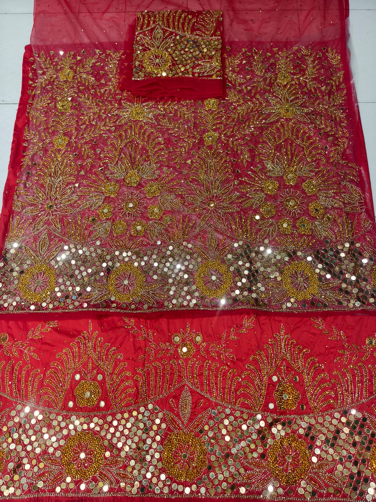 Beaded Designer George Wrapper Set