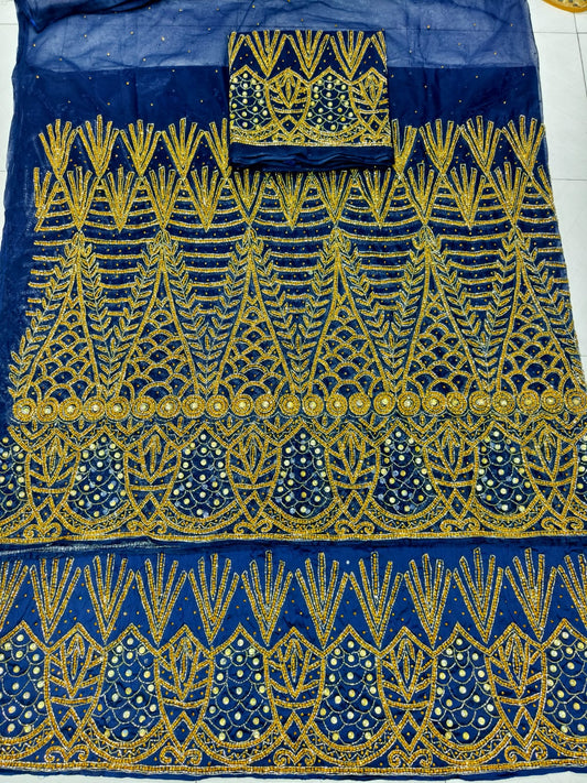 Heavily Beaded George Wrapper Set