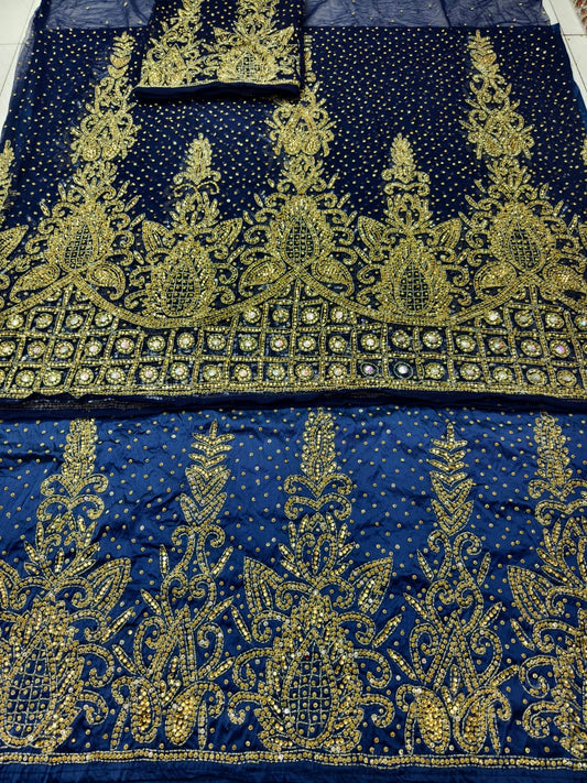 Nigerian Beaded George Fabric