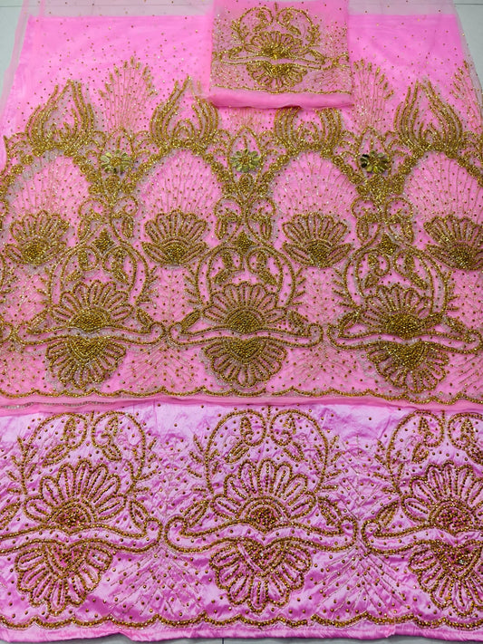 Nigerian Beaded George Fabric