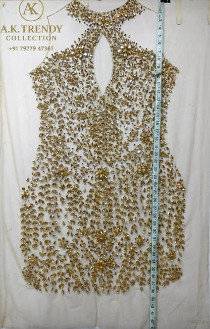 High Quality Designer Panel Short Dress Fabric