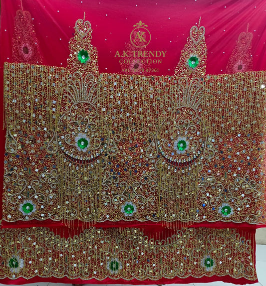 High Quality Designer George Wrapper With Blouse