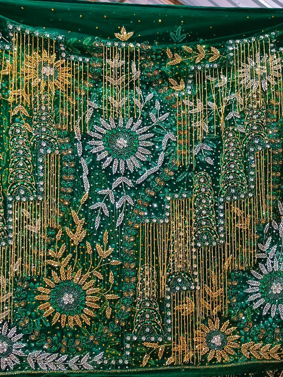 High Quality Designer George Wrapper With Blouse