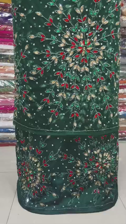 High Quality Designer George Wrapper Fabric