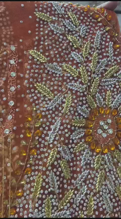 High Quality Designer George Wrapper With Blouse