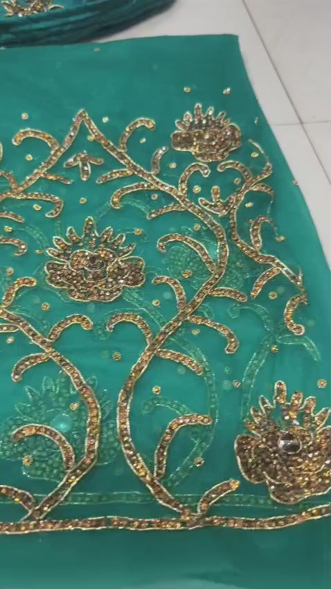 High Quality Designer George Wrapper Fabric Set