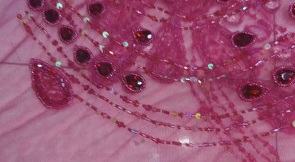 Beaded Lace Fabric